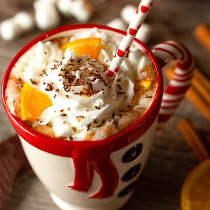 Orange Scented Hot Chocolate Cocktail Image