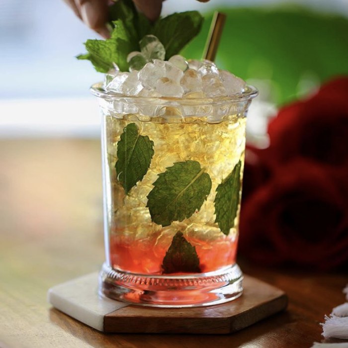 Raspberry Julep Cocktail Image