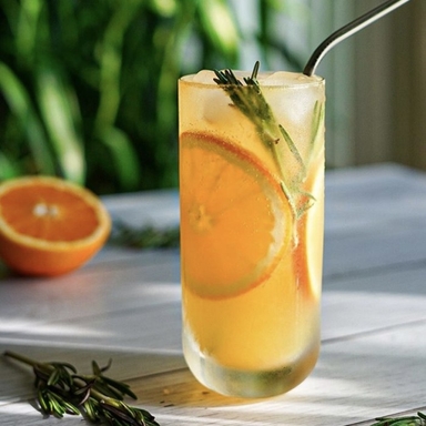 Orange Rosemary Collins Cocktail Image