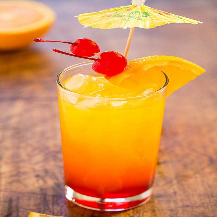 Tequila Sunrise Cocktail Image