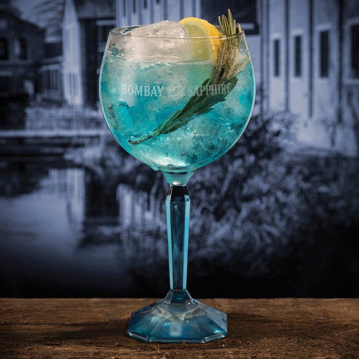 Rosemary Blue Cocktail Image