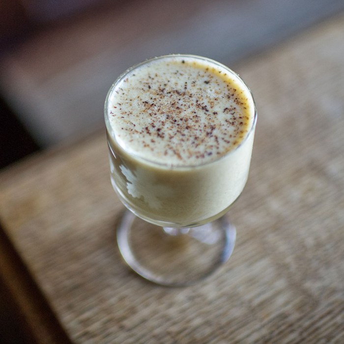 Sherry Eggnog Cocktail Image